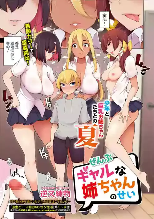 [Sakamata Nerimono] Zenbu Gal na Nee-chan no Sei 1-4 [Chinese] [Digital]