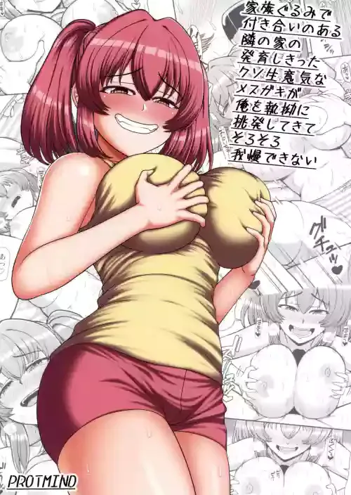 (C100) [PROTMIND] Kazokugurumi de Tsukiai no Aru Tonari no Ie no Hatsuiku shikitta Kuso Namaiki na Mesugaki ga Ore o Shitsuyou ni Chouhatsu shite kite Sorosoro Gaman dekinai. [Chinese]