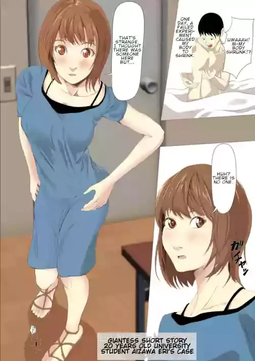 [Pakufa] Kyodai Musume Short Short Aizawa Eri no Baai | Giantess short story: Aizawa Eri’s case [English]